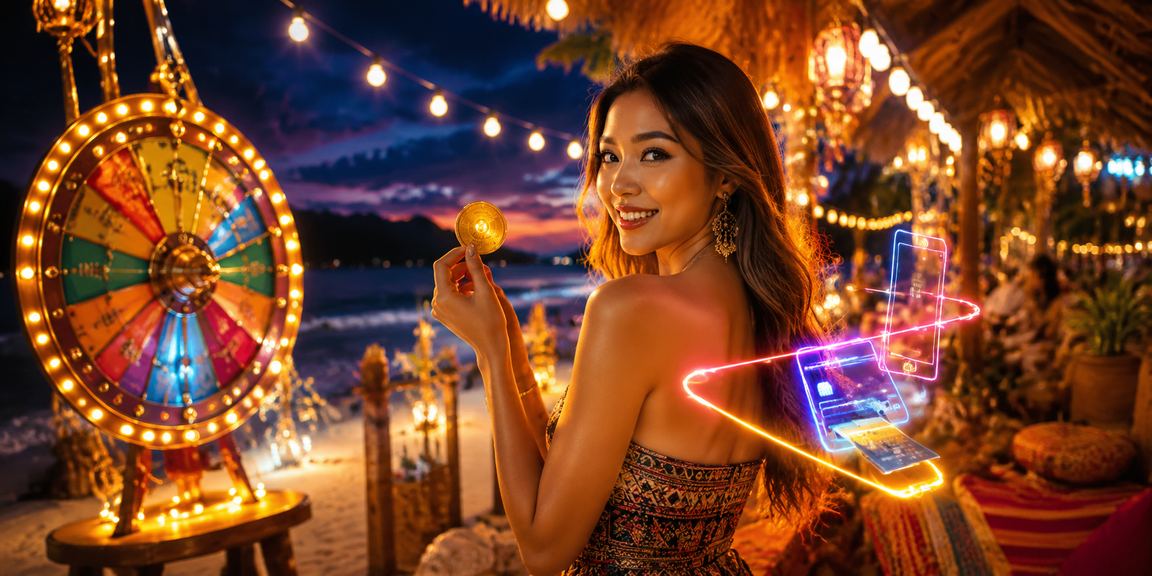 Permainan roulette bergaya Sarawak Malaysia